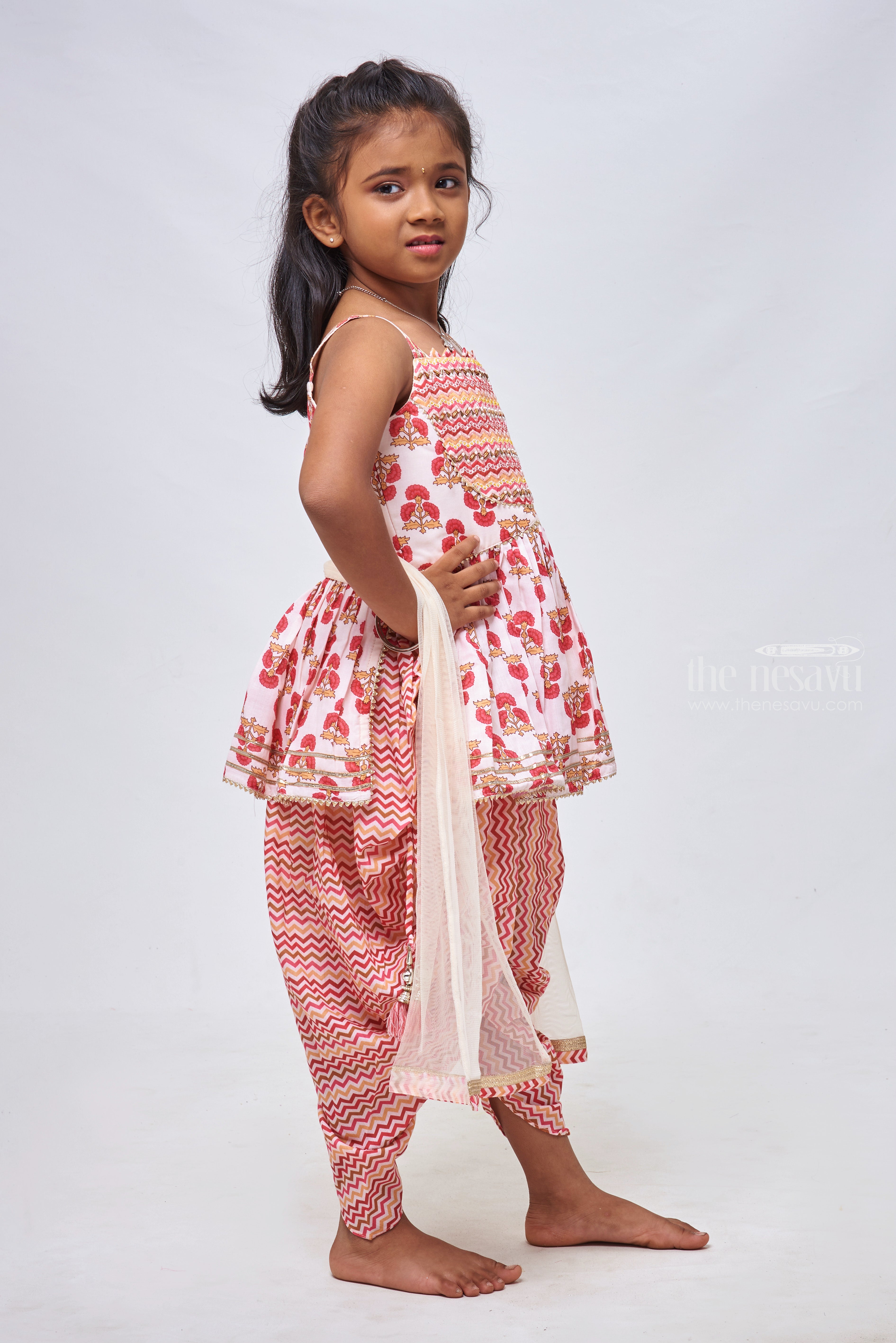 Presenting Western Wear Silk Kurti-lehenga Set at Rs 1509.00 | Kids Indo  Western Wear | ID: 26134362188